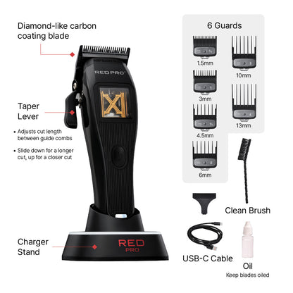 RED Pro X-King Vector Motor Cordless Clipper