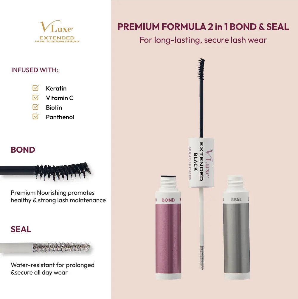 VLuxe Lash Extension Serum-Infused Bond & Seal Glue