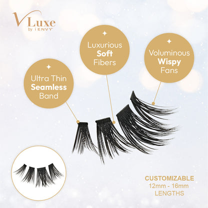 VLuxe Faux Mink Cluster - Mini Extended