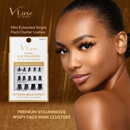 VLuxe Faux Mink Cluster - Mini Extended