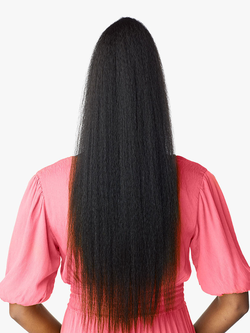 SENSATIONNEL Synthetic Ponytail Instant Pony Wrap KINKY STRAIGHT 30"