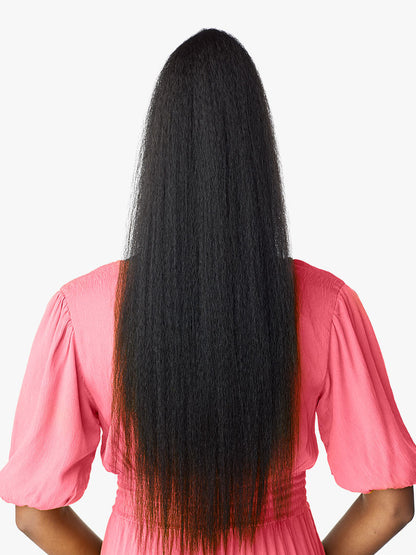 SENSATIONNEL Synthetic Ponytail Instant Pony Wrap KINKY STRAIGHT 30"