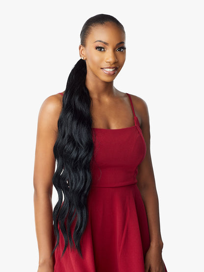SENSATIONNEL Synthetic Ponytail Instant Pony Wrap LOOSE WAVE 30"