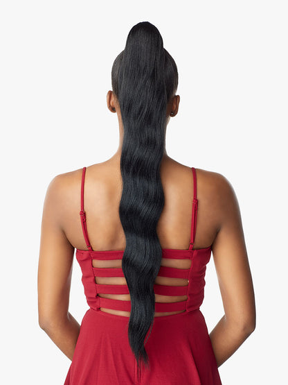 SENSATIONNEL Synthetic Ponytail Instant Pony Wrap LOOSE WAVE 30"