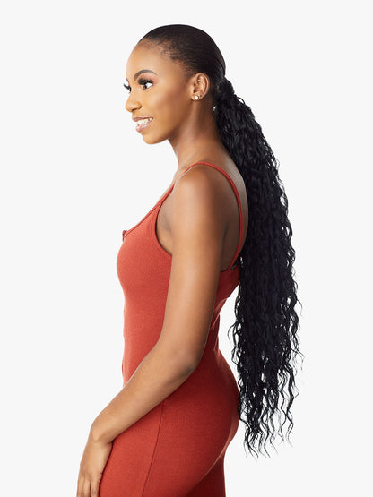 SENSATIONNEL Synthetic Ponytail Instant Pony Wrap RIPPLE WAVE 30"