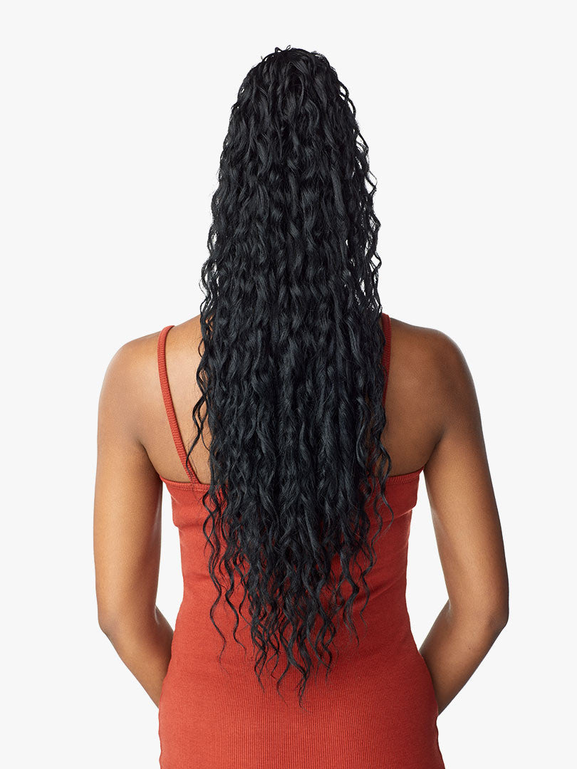 SENSATIONNEL Synthetic Ponytail Instant Pony Wrap RIPPLE WAVE 30"