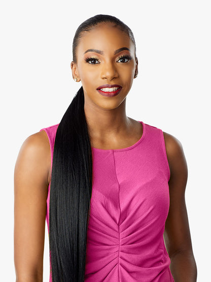 SENSATIONNEL Synthetic Ponytail Instant Pony Wrap STRAIGHT 30"