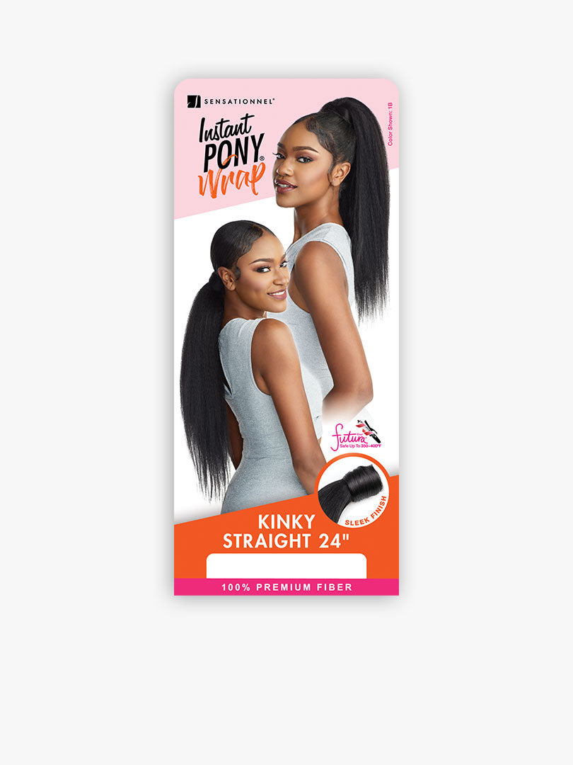 SENSATIONNEL Ponytail Instant Pony Wrap - Kinky Straight 24"
