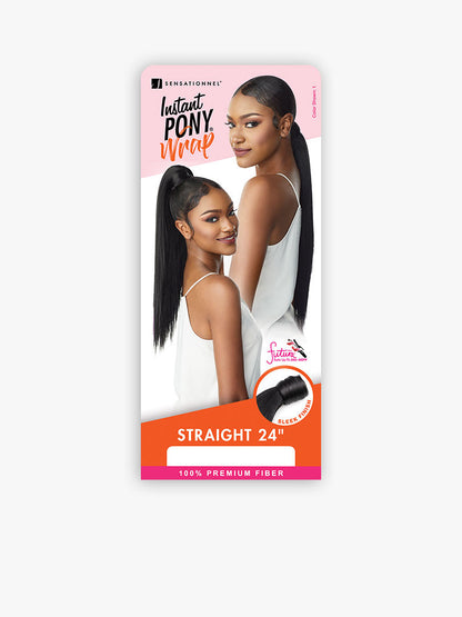 SENSATIONNEL Synthetic Ponytail Instant Pony Wrap - STRAIGHT 24"