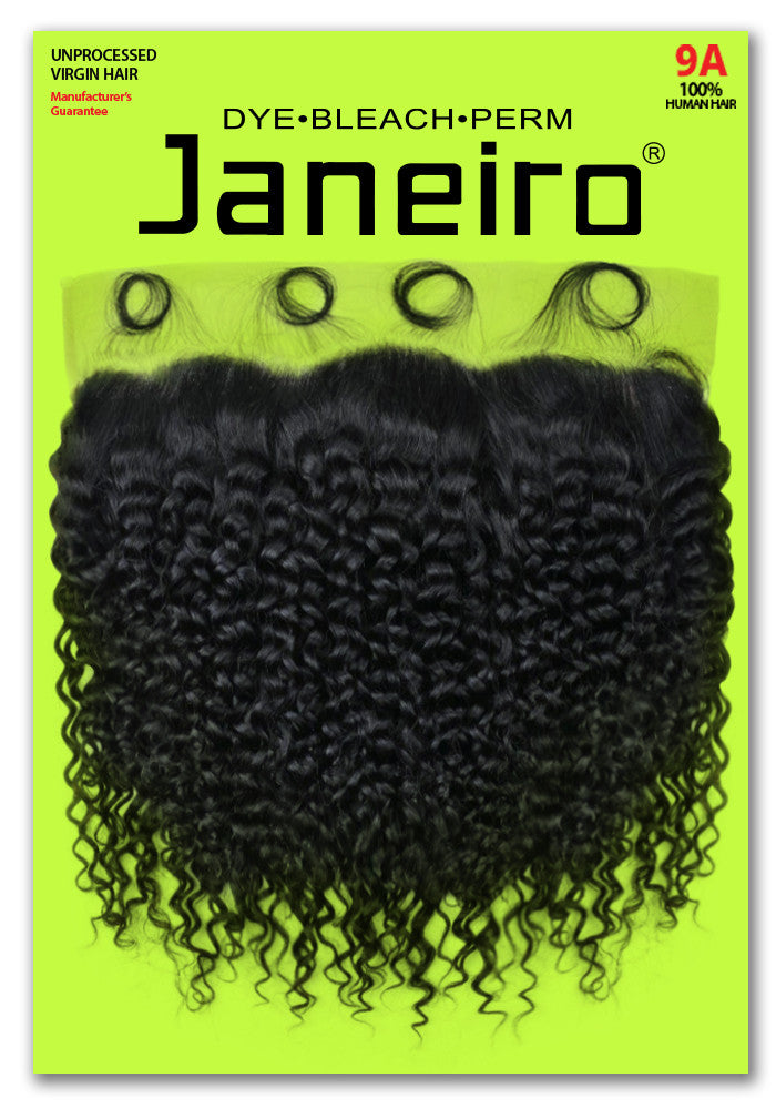9A Janeiro Brazilian 100% Virgin Hair 13x4 Frontal - Bohemian Wave