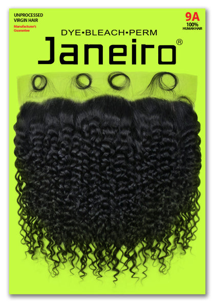 9A Janeiro Brazilian 100% Virgin Hair 13x4 Frontal - Bohemian Wave