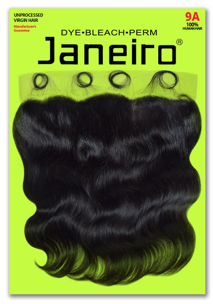 9A Janeiro Brazilian 100% Virgin Hair 13x4 Frontal - Body Wave