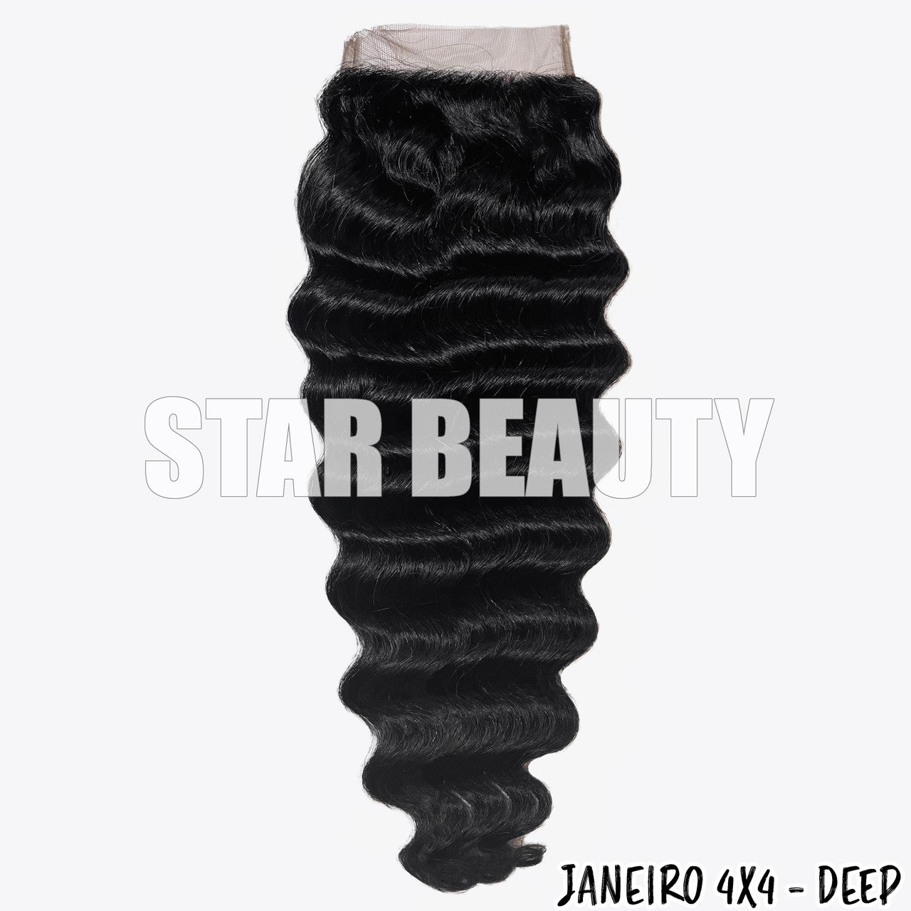 9A Janeiro Brazilian 100% Virgin Hair 4X4 Closure - Deep Wave