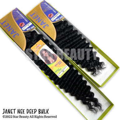 [WHOLESALE] (PROMO) Janet Collection 100% Human Hair Braids - New Deep Bulk (18"- 24")