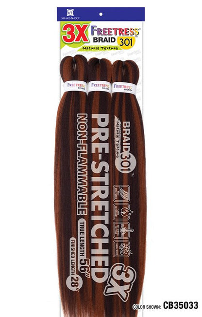 SHAKE N GO Freetress 3X Braid 301 28"