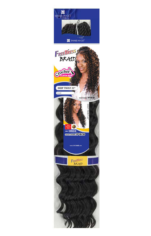 FREETRESS Braid Synthetic Crochet Hair - DEEP TWIST BULK 22"