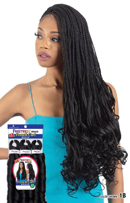 SHAKE N GO Freetress 3X French Curl Braid 22"