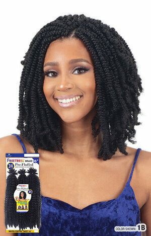 SHAKE N GO Freetress 3X Pre-fluffed Water Poppin' Twist (16"-24")