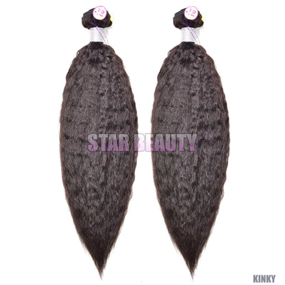 10A ENGAGE Virgin Hair Single Bundle - Kinky Straight (10"- 30")