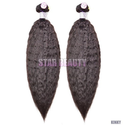 10A ENGAGE Virgin Hair Single Bundle - Kinky Straight (10"- 30")