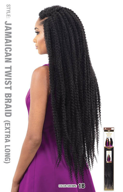 SHAKE N GO Equal Synthetic Hair Braids - Jamaican Twist Braid Extra Long