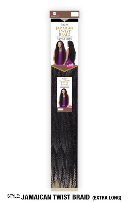 SHAKE N GO Equal Synthetic Hair Braids - Jamaican Twist Braid Extra Long