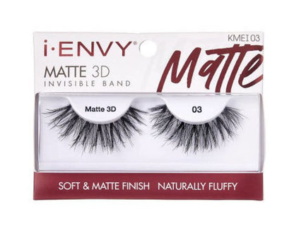 KISS i-ENVY Matte 3D Invisible Band Eyelashes