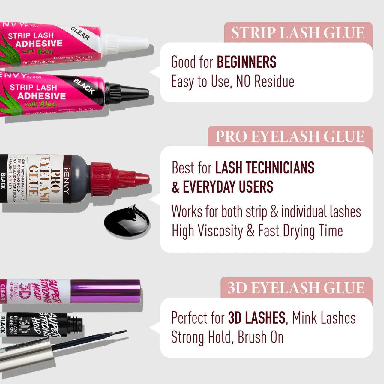 KISS i Envy Pro Eyelash Glue
