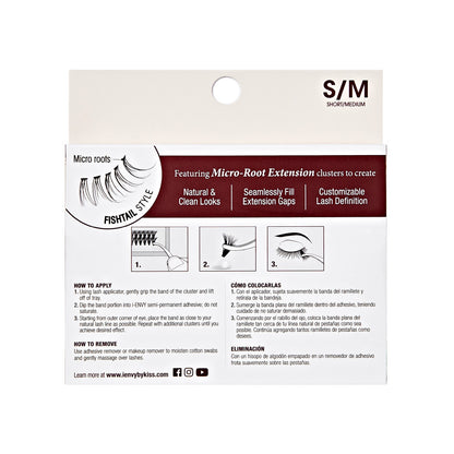 KISS i Envy Micro Extension Lash Clusters – 92pcs
