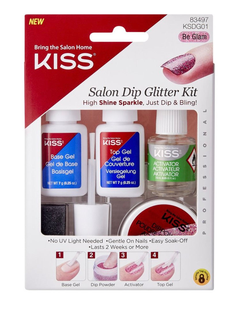 KISS Professional Salon Dip Glitter Kit