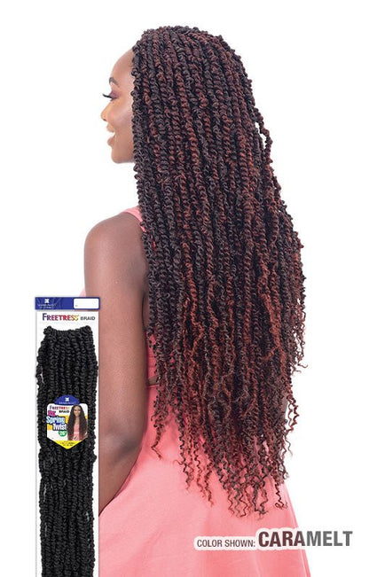 SHAKE N GO Freetress  BRAID Synthetic Pre-Looped Crochet Hair - 2x Spring Twist 26"