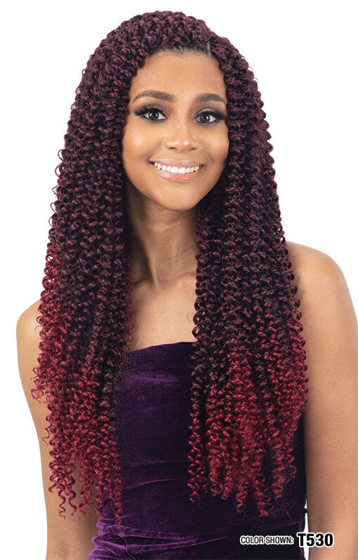 FREETRESS Braid Synthetic Crochet Hair - 3x TAHITI WATER CURL 16"