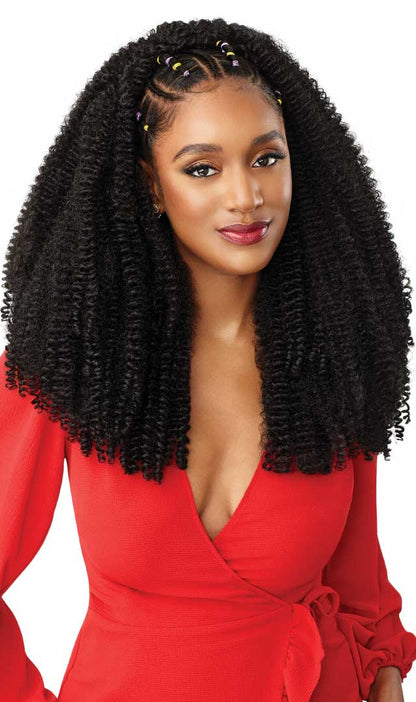 OUTRE X-Pression Twisted Up Crochet Braids 3X - SPRINGY BOHEMIAN TWIST 16"
