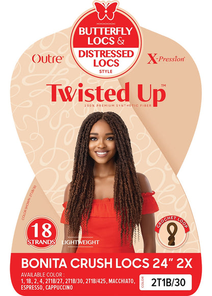 OUTRE Synthetic Braid X Pression Twisted Up - 2X Bonita Crush Locs 24"