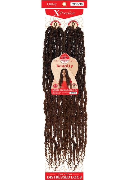 OUTRE Synthetic Braid X Pression Twisted Up - 2X Bonita Crush Locs 24"