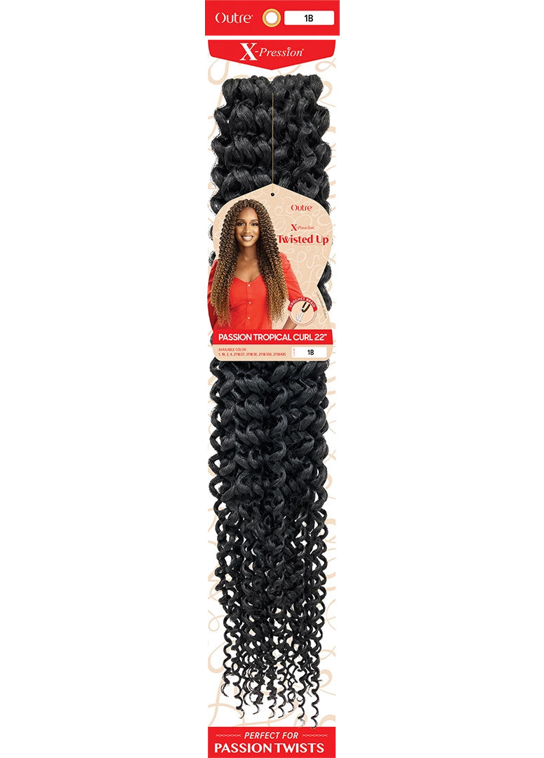 OUTRE Synthetic Braid X Pression Twisted Up - Passion Tropical Curl 22"