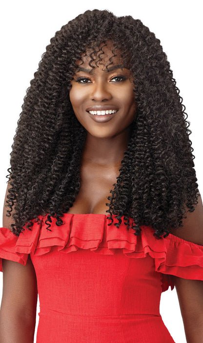 OUTRE X-Pression Twisted Up Synthetic Crochet Hair - WATERWAVE FRO TWIST 22" 2X