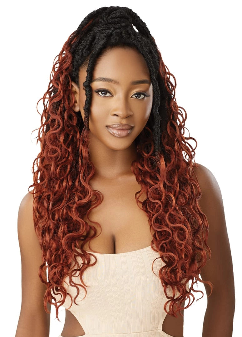 OUTRE Synthetic Braid X Pression Twisted Up - 3X Boho Tropical Island Locs 20"
