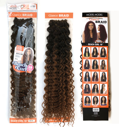 MODELMODEL Synthetic Crochet Glance Braid - BEACH CURL 18"