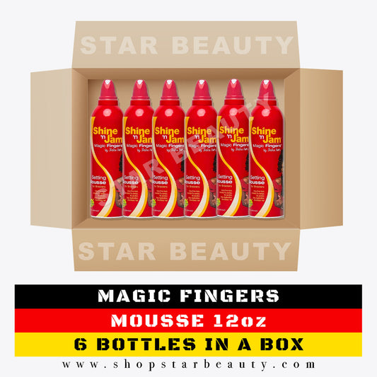 [BOX DEAL] Shine n Jam Magic Fingers Setting Mousse For Braiders (6/box)