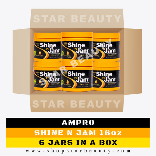 [BOX DEAL] Ampro Shine n Jam Conditioning Gel - Extra Hold (6/box)