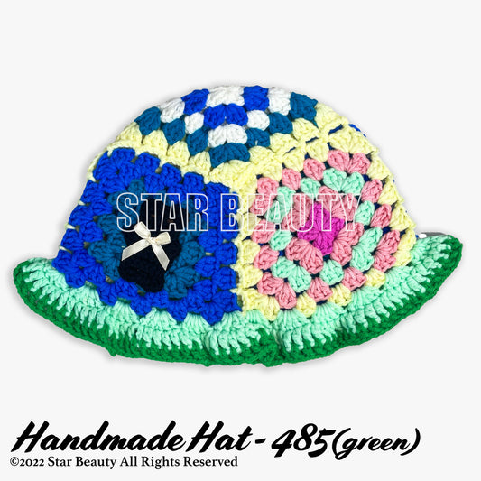 Handmade Knitted Chrochet Bucket Hat (#485)