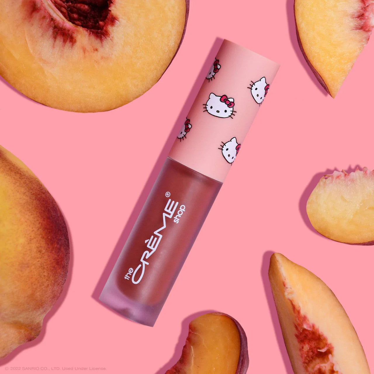 THE CREME SHOP Hello Kitty Kawaii Kiss Moisturizing Lip Oil (Peach Flavored)