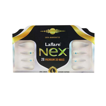 Laflare NEX 28 Premium 3D Nails - Stiletto Long