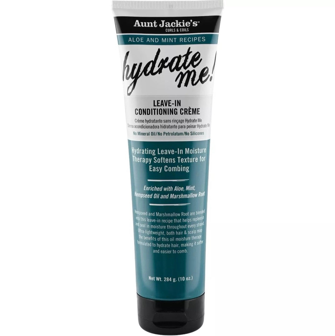 Aunt Jackie's Aloe & Mint Recipes Hydrate Me! Conditioning Crème Leave In