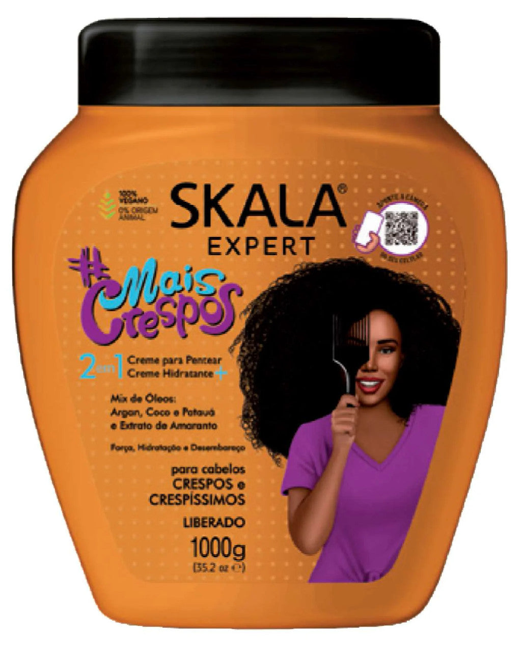 SKALA 100% Vegan Hair 2 in 1 Conditioning Treatment Cream (35.2oz)