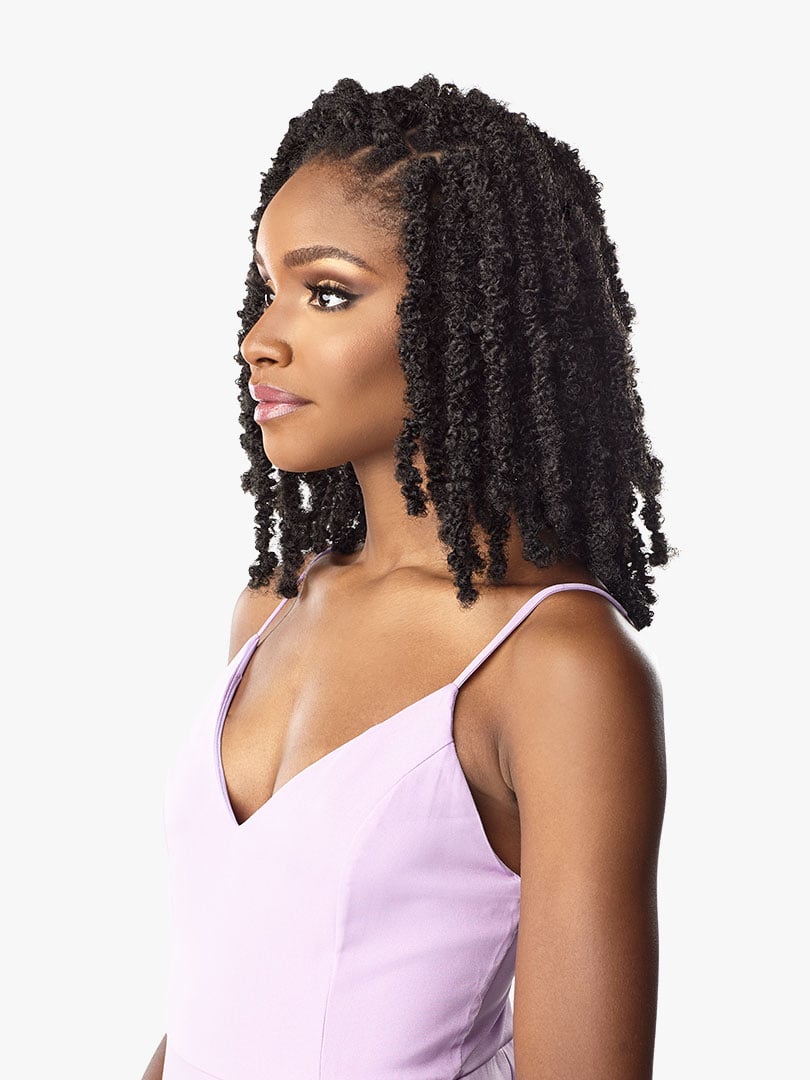 SENSATIONNEL Lulutress 3X Butterfly Locs Bob 8 10 12 - side view 2