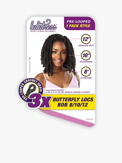 SENSATIONNEL Lulutress 3X Butterfly Locs Bob 8 10 12 - product package