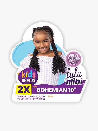 SENSATIONNEL Braiding Hair Lulu Mini - 2X BOHEMIAN 10"