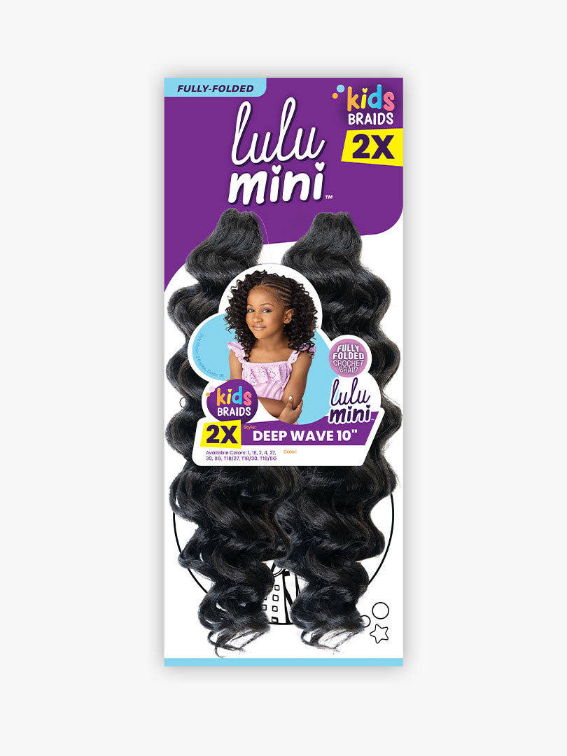 SENSATIONNEL Braiding Hair Lulu Mini - 2X DEEP WAVE 10"